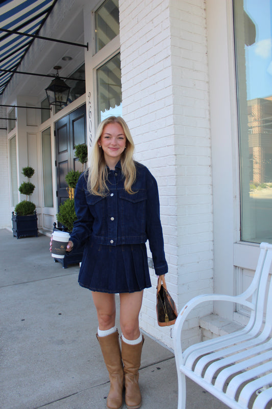 Denim & Boots Set
