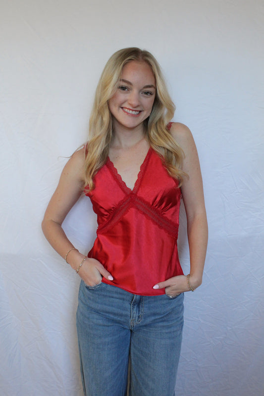Valentine Satin Top
