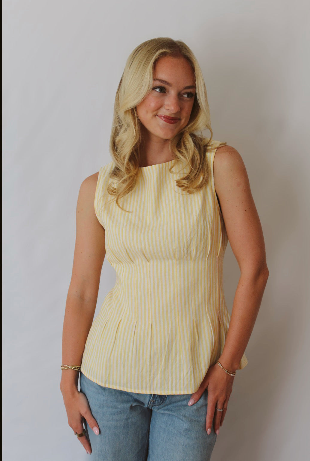 Lemon Strip Top