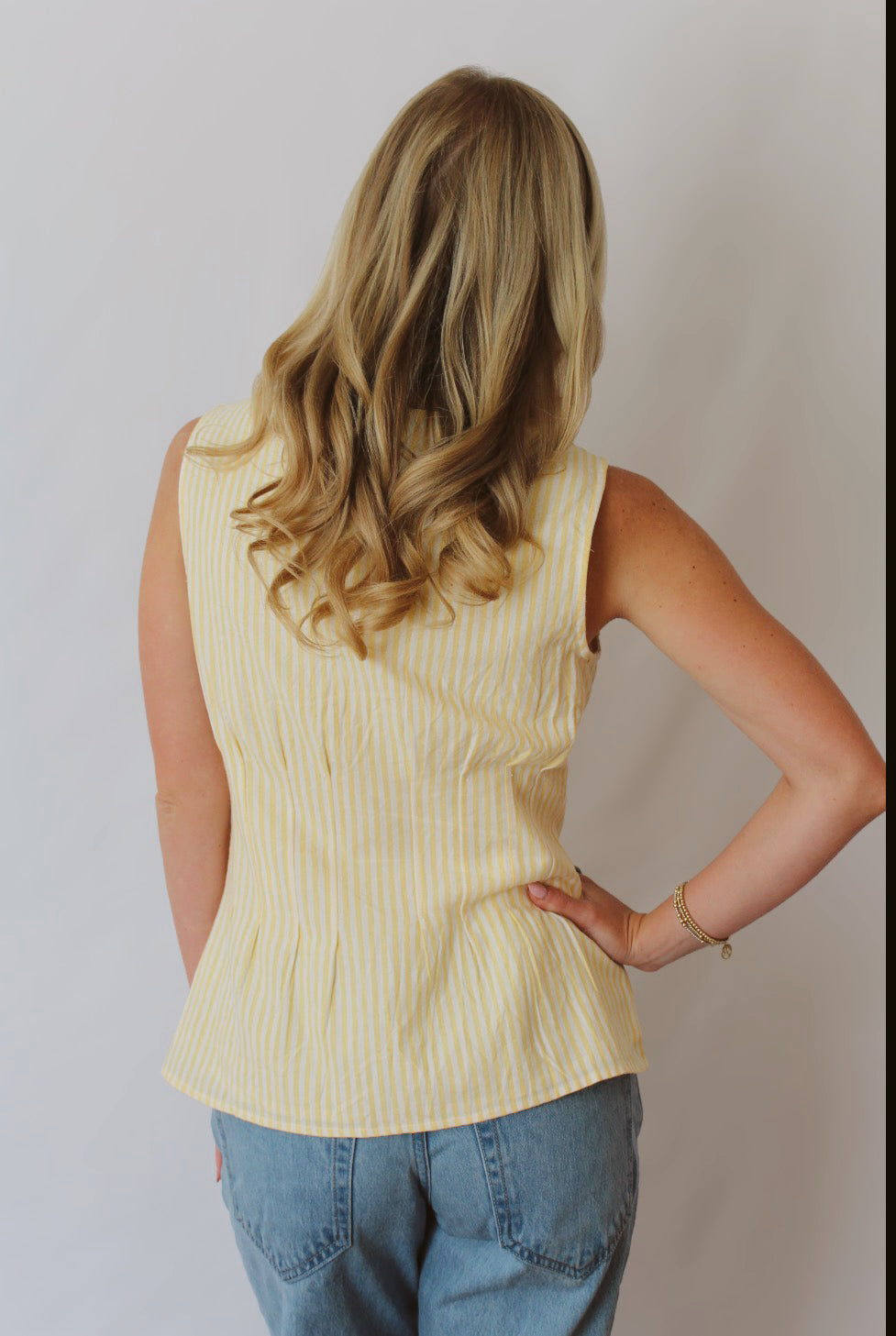 Lemon Strip Top