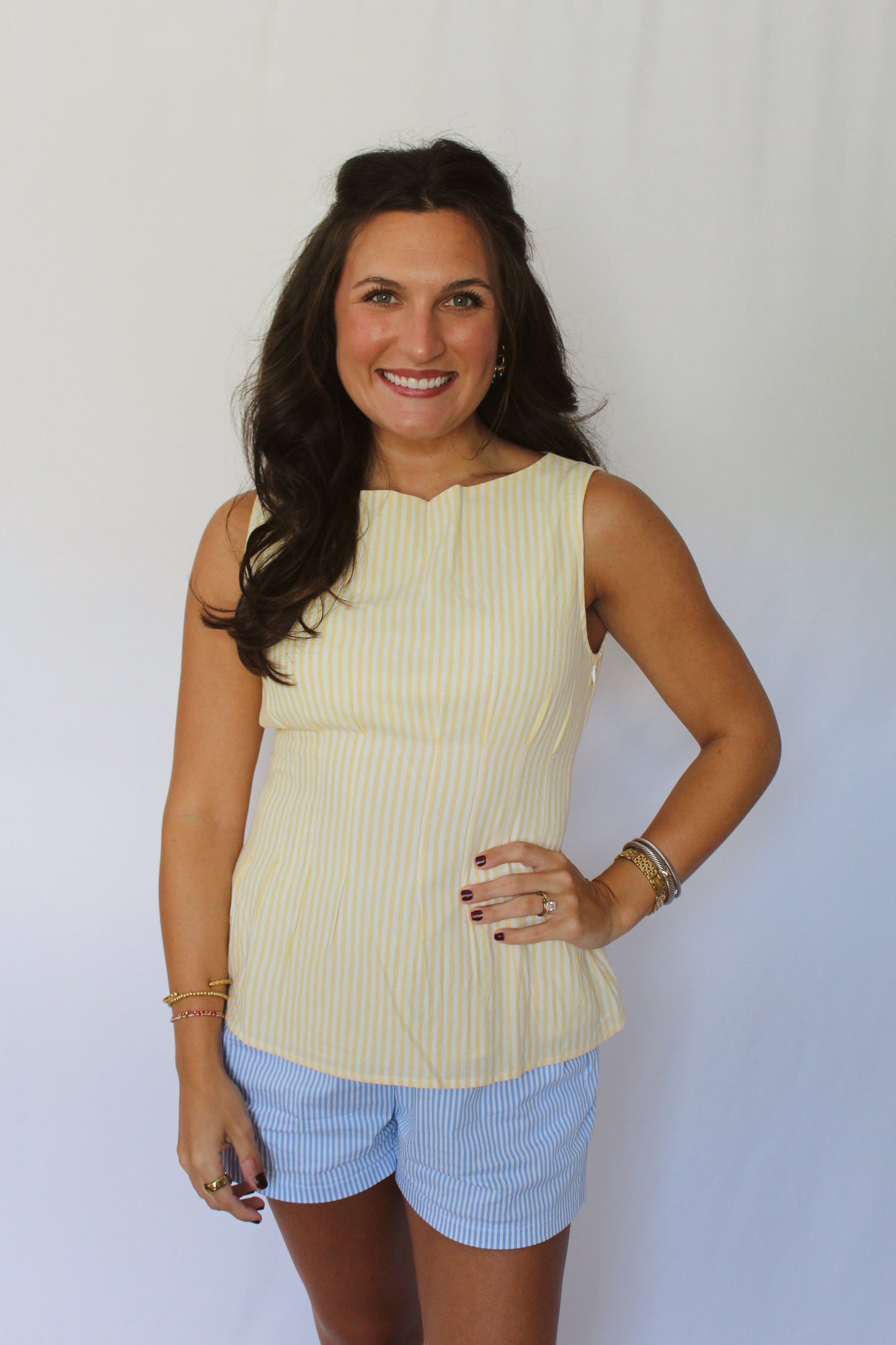 Lemon Strip Top