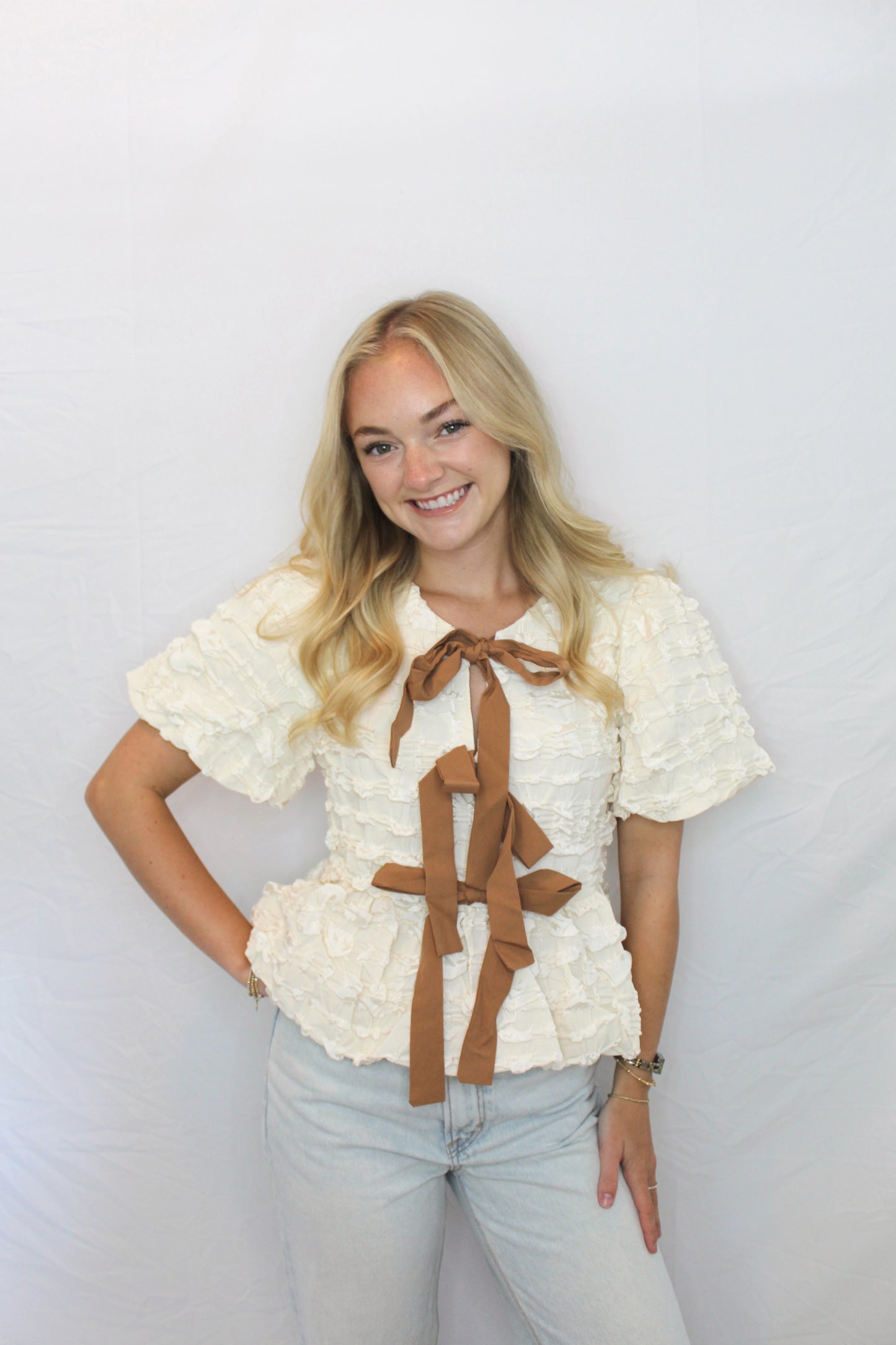 The Ribbon and Ruffle Top