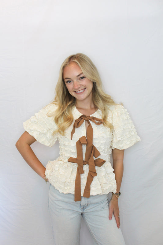 The Ribbon and Ruffle Top