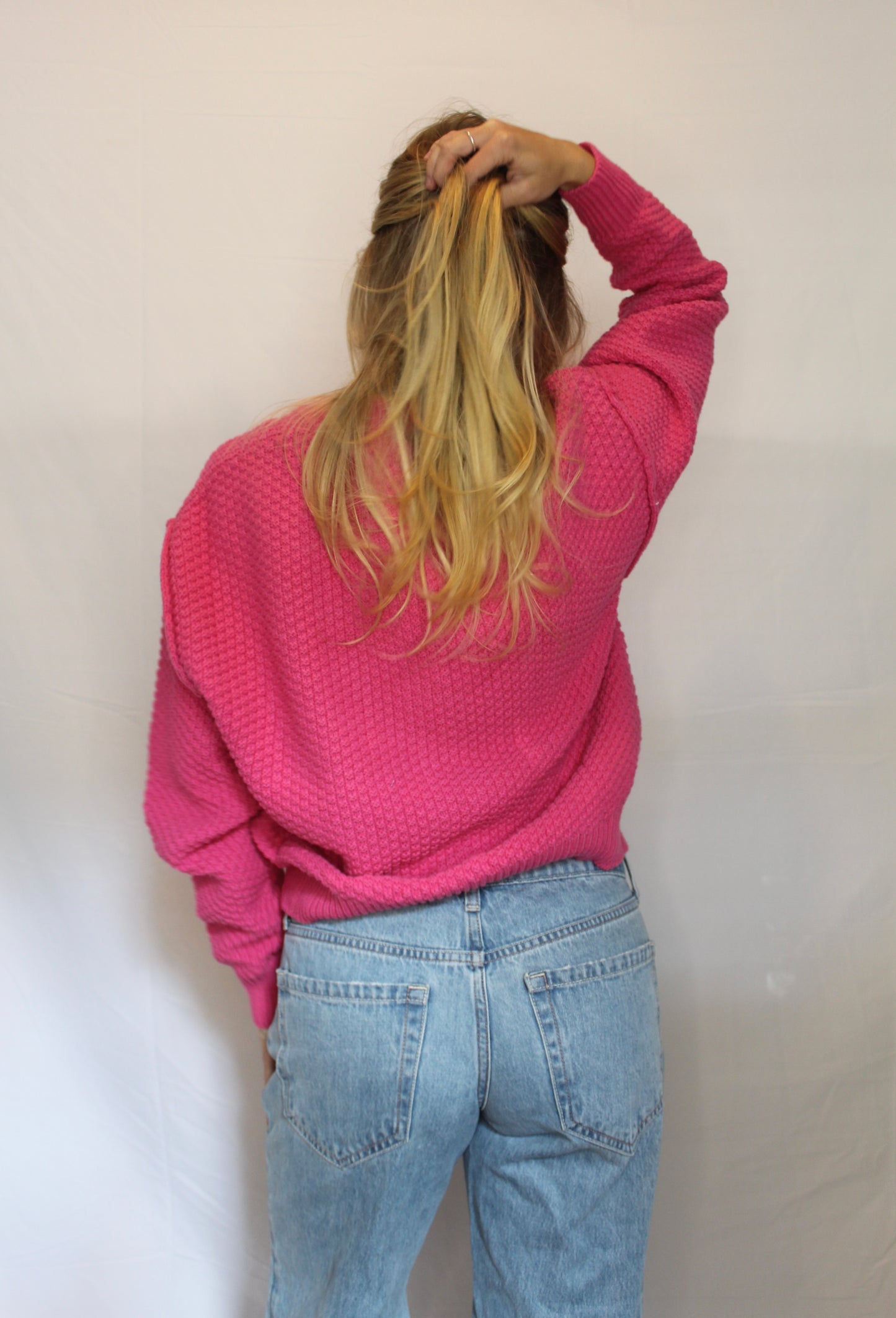 Blush Button Cardigan